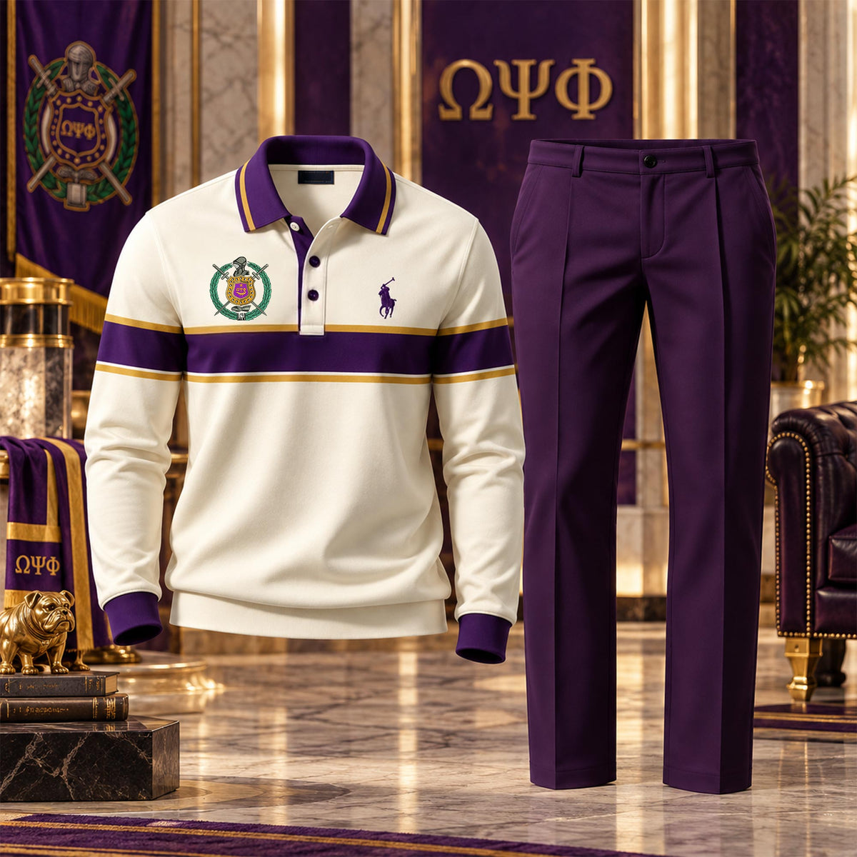 Premium Long Polo & Pants Set TLQ DBD OPP 2610262