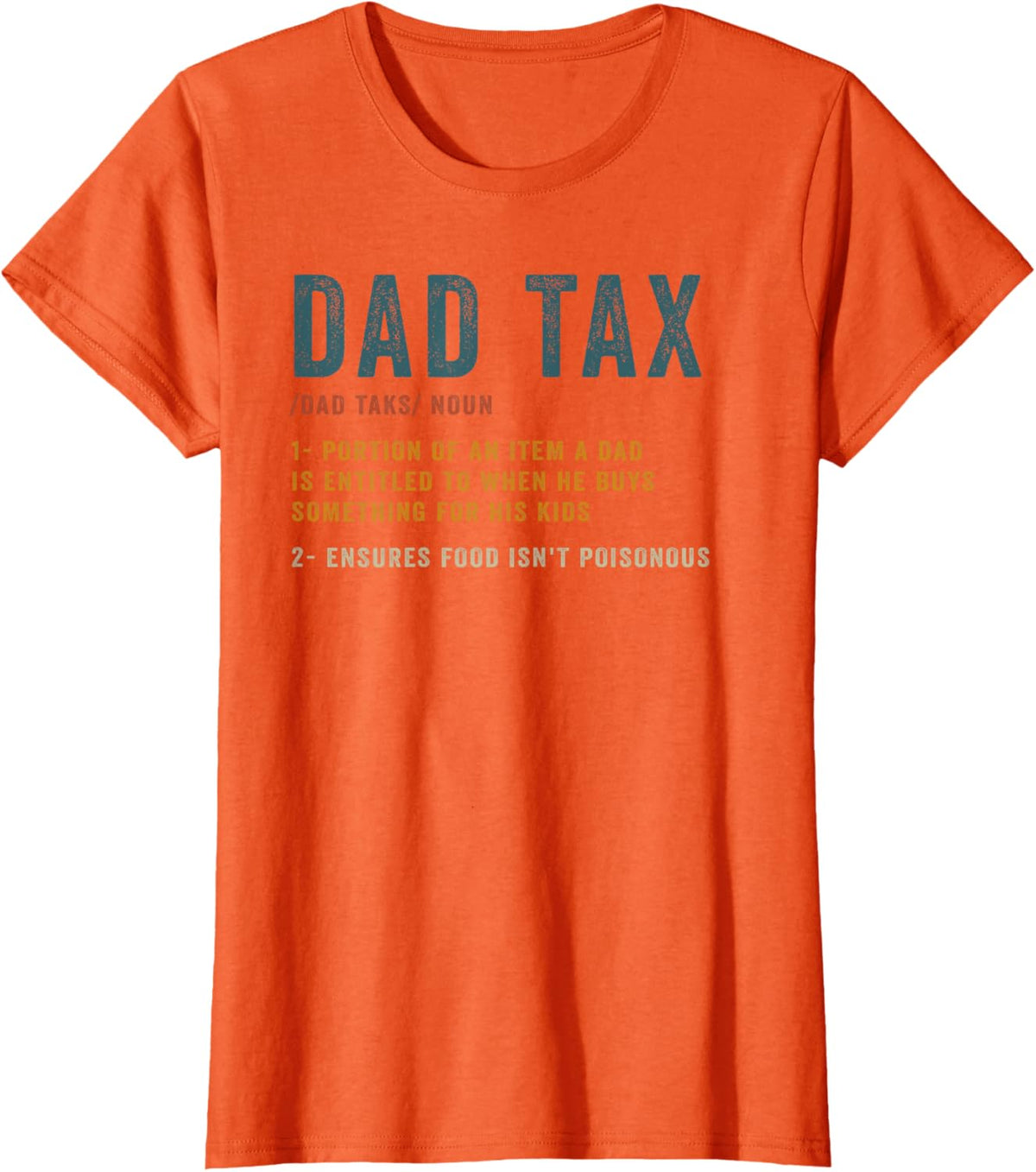 Vintage Dad Tax Definition Men Funny Father's Day